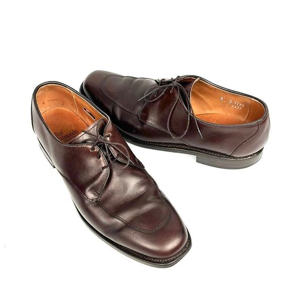 Allen Edmonds Buxton Brown Leather Dress Shoes Derby Style size 9 - Picture 3 of 13